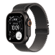 Apple Watch Ultra 3 GPS + Cellular, 49mm Black Titanium Case with Black Titanium Milanese Loop - Large
