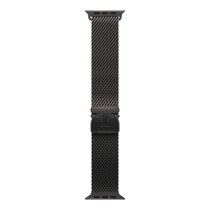 Apple Watch Ultra 3 GPS + Cellular, 49mm Black Titanium Case with Black Titanium Milanese Loop - Small