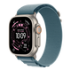 Apple Watch Ultra 3 GPS + Cellular, 49mm Titanium Case with Light Blue Alpine Loop - Medium
